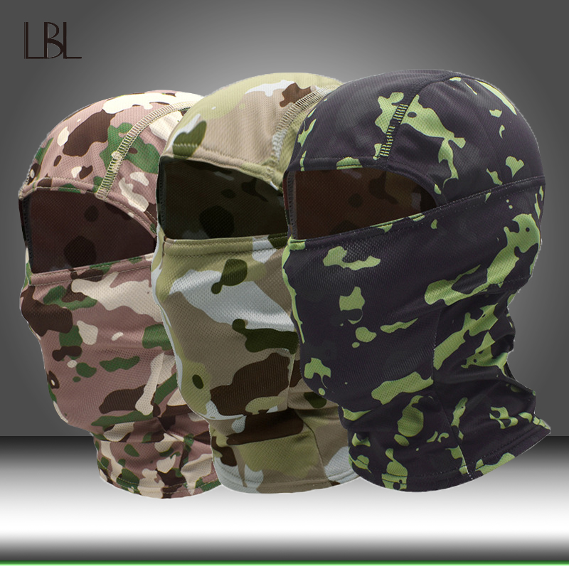 Wooya 3D Plein Visage Masque Adulte Camouflage Chasse /Écharpe Cap Balaclava Chapeau dhiver Capuche