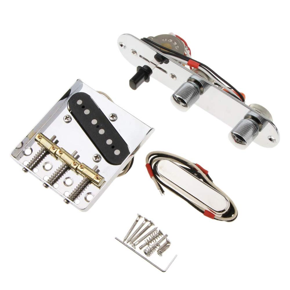 1 Set Guitar Pickup Neck And Bridge Alnico Pickups With Wiring Harness Guitar Complete TL Guitar Parts-image-562723311