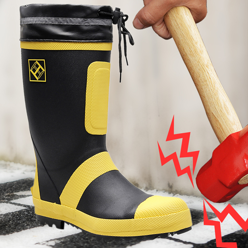 Stivali di Gomma da Lavoro Uomo Wellington Boots Stivali Scarpe da uomo  berjaya.edu.my