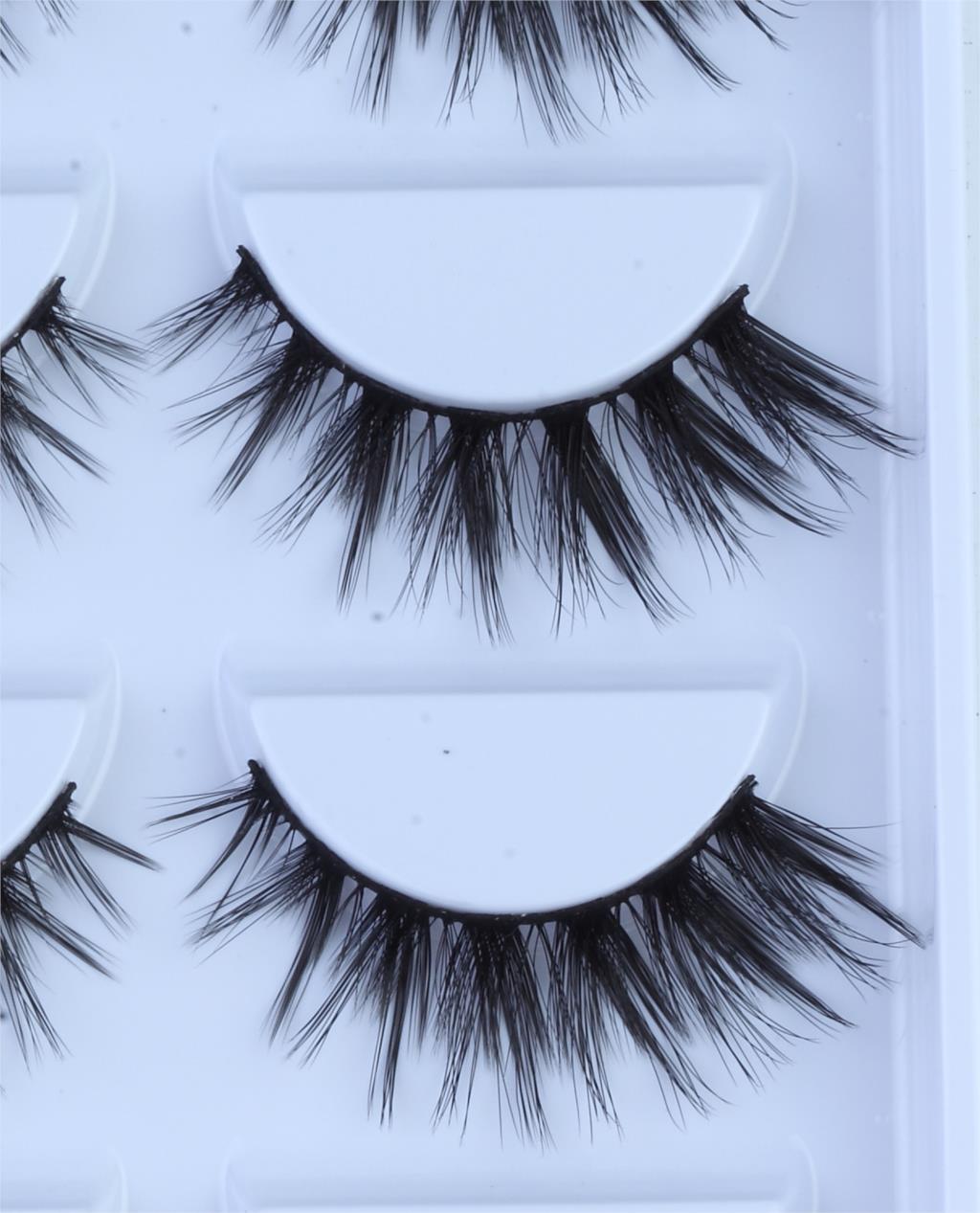 MB W NEW 100 Mink Eyelashes 3D Makeup False Eyelashes Full Strip Fake