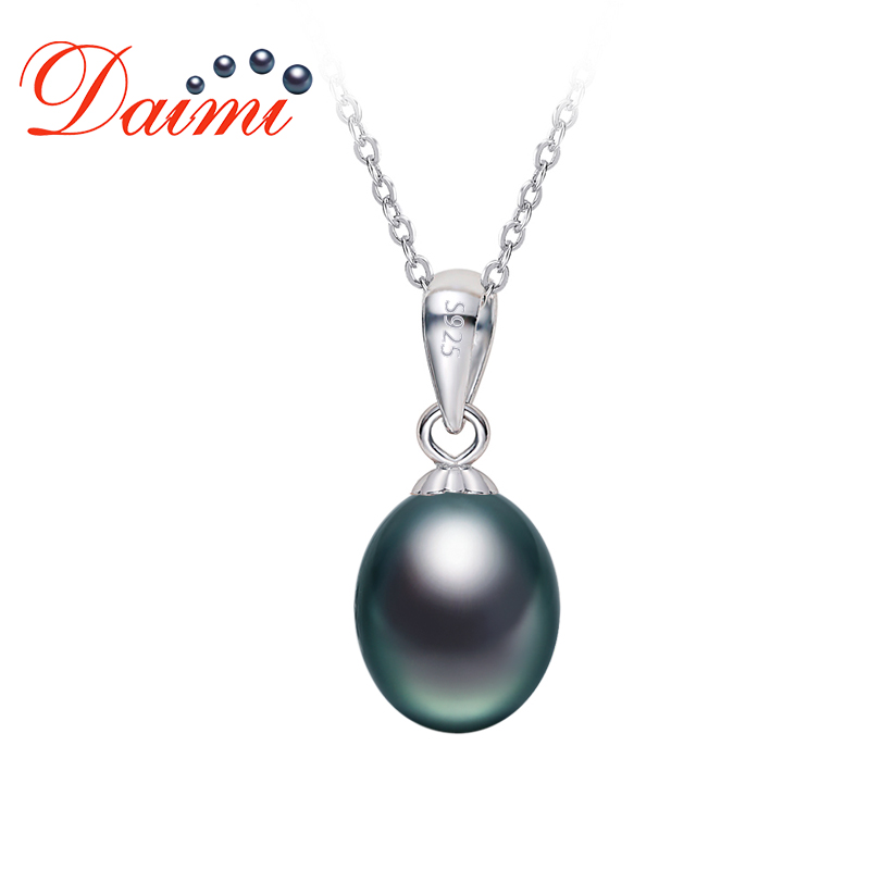 

Lockets DAIMI Pearl Pendants Necklace 925 Sterling Silver 6-7mm Freshwater For Women Wedding Jewelry