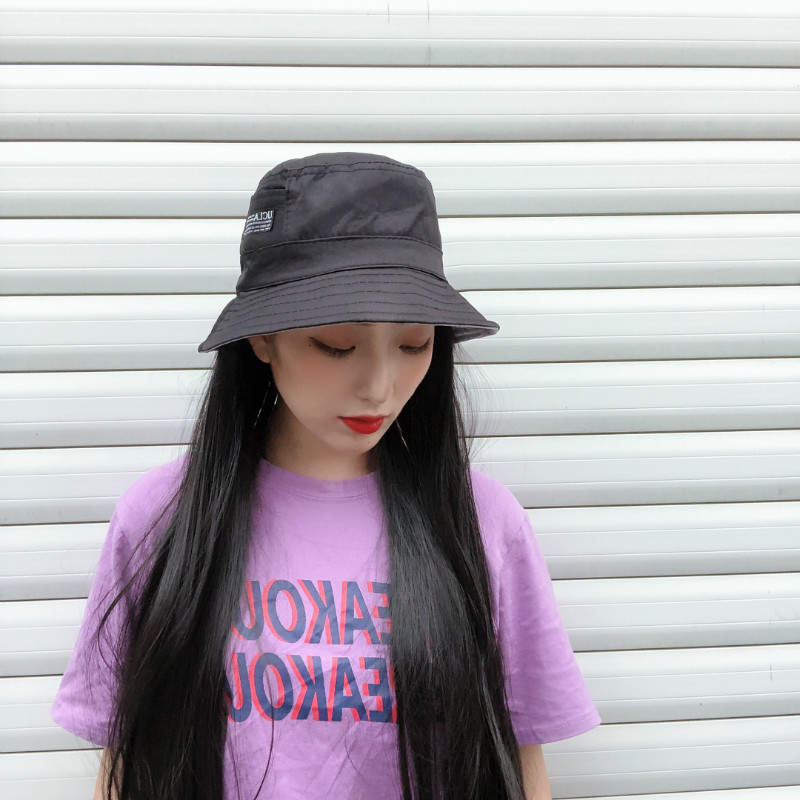 Wig Hats One Woman Black Long Straight Hair Nothing Trace Split