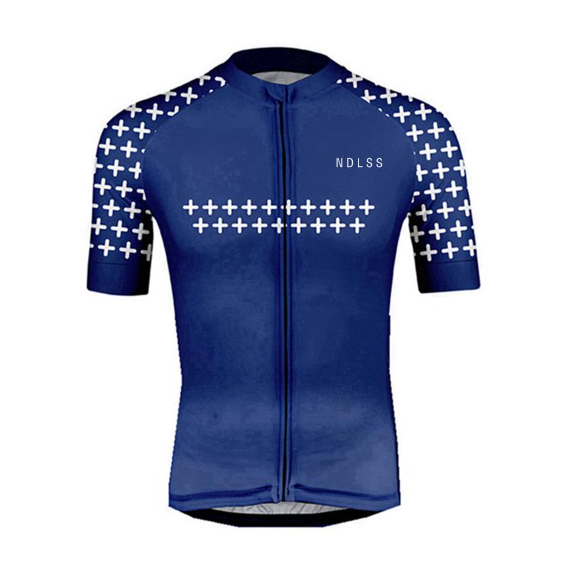 

NDLSS 2020 Road men Cycling Jerseys tops MTB Mountain Bike Racing Shirts breathable short sleeve quick dry Ropa, Black