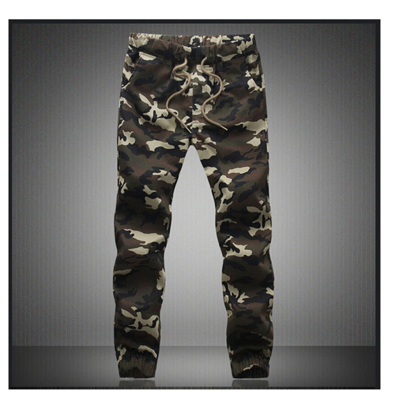 

2020 Mens Jogger Autumn Pencil Harem Pants Men Camouflage Pants Loose Comfortable Cargo Trousers Camo Joggers, Green