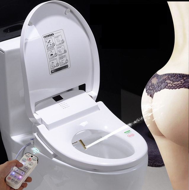 

Bath & Toilet Supplies Smart Heated Toilet Seat Remote Control Intelligent female Bidet Toilets Seats WC Sitz Automatic Bowls Lid Cover Ass Clean Warm Air Dry