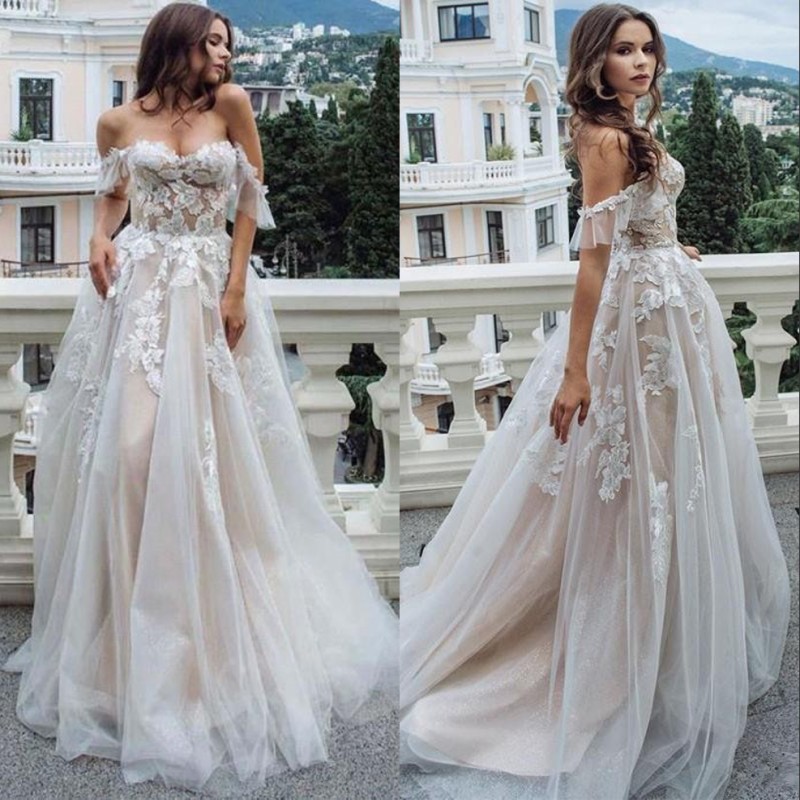 western wedding dress for bride