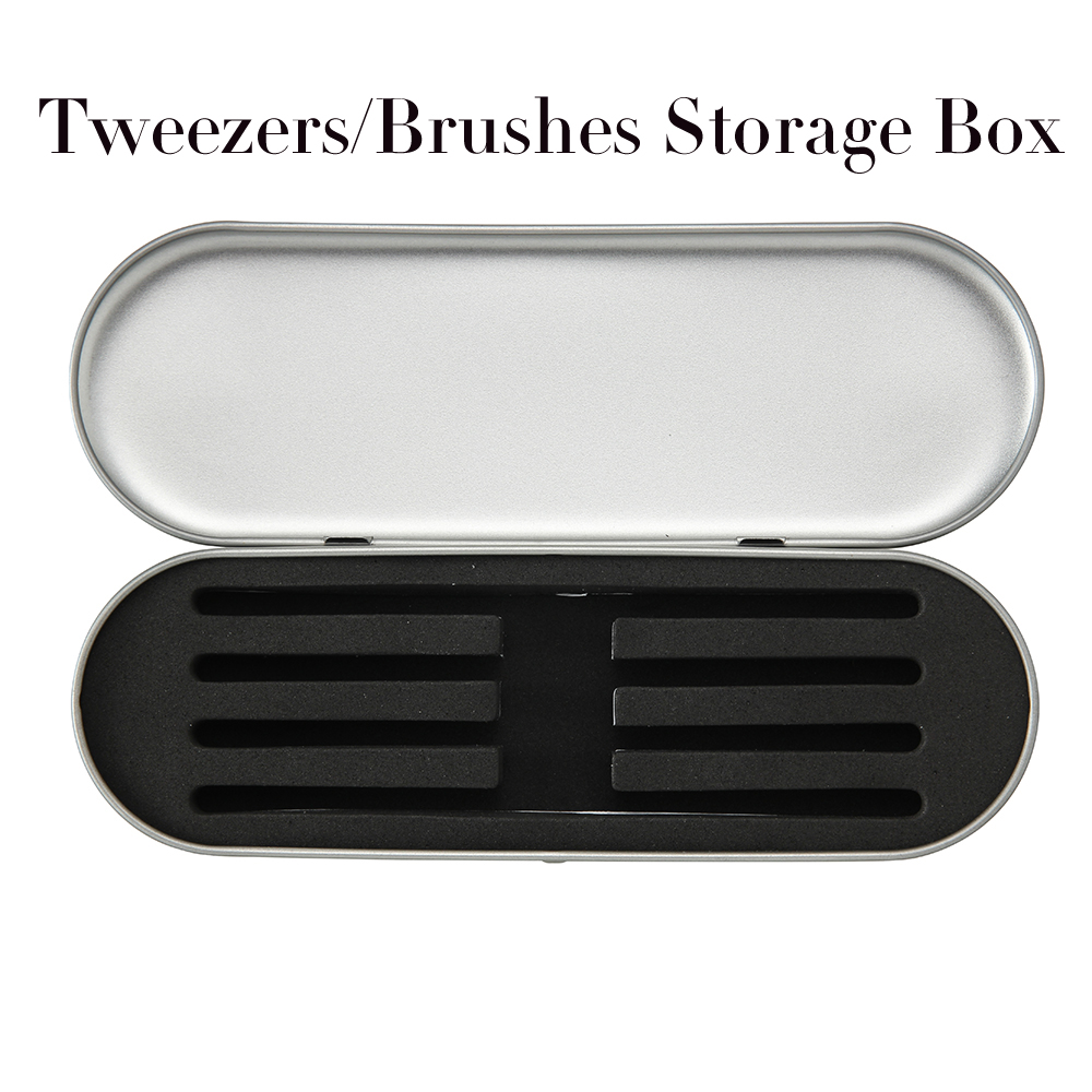

Tweezers Storage Box Eyelash Extension Tools Portable Makeup Tweezers Bag Protective Box Brushes Eyeliner Pencil Case Organizer