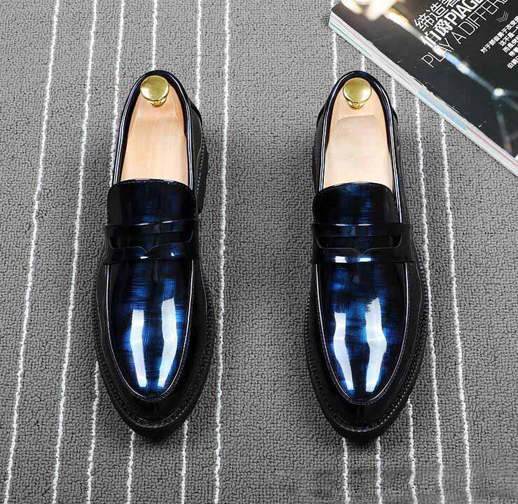 

2020 Man point toe dress shoe Italian designer mens dress shoes black wedding shoes flats office for male