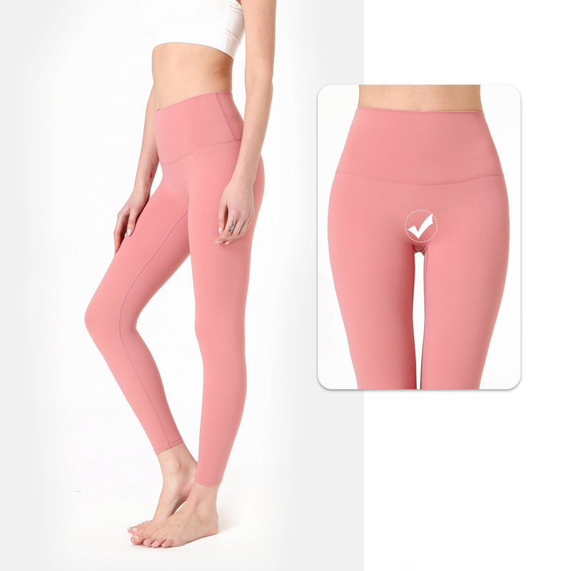 

High Waist Seamless Yoga Pants Elastic Fitness LegginsTummy Control Seamless Energy Gymwear Workout Running Tights Plus Size, Pink