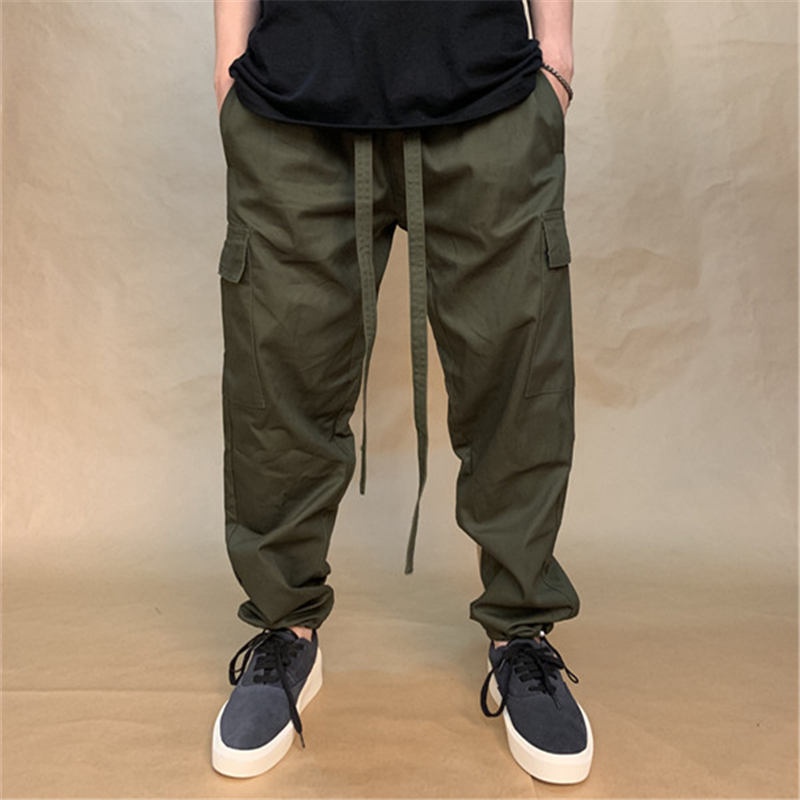 

A50629 Fashion Men's Pants 2020 Runway European Design party style Men's Clothing, As pic