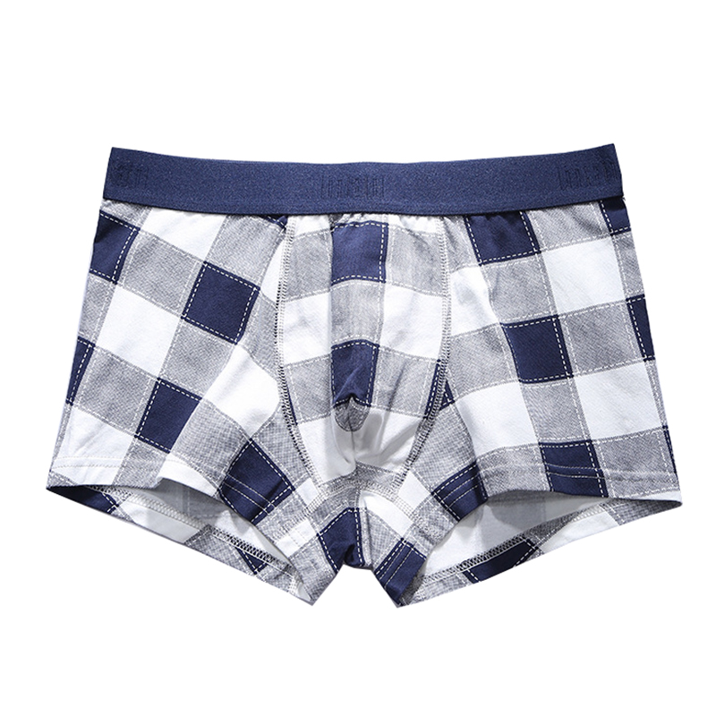

Men Boxer Cotton Loose Underwear Men Everyday Home Pants Boxer Homme Calzoncillos Hombre, Lakeblue1
