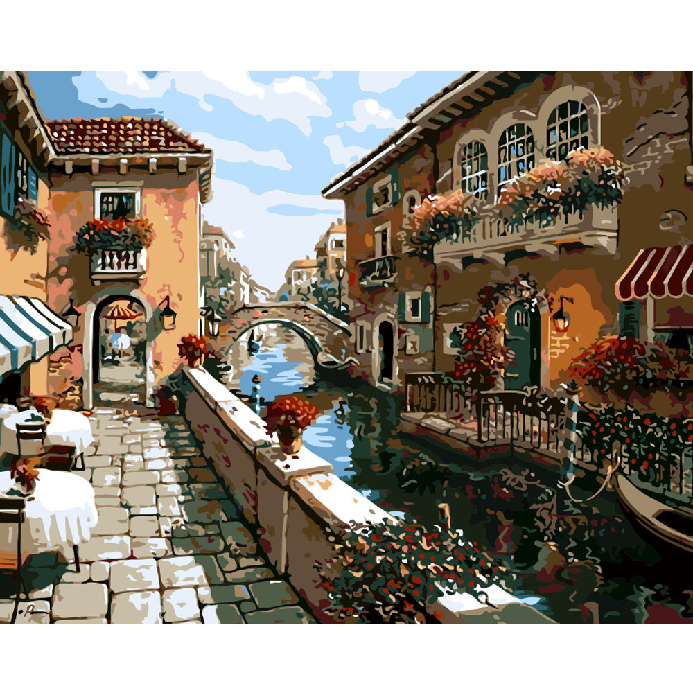 Die Malerei Venedig Das Becken Von San Marco Am Himmelfahrtstag