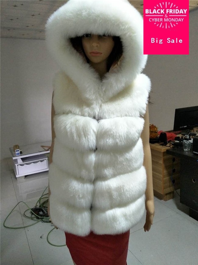 

New Arrival 2017 Winter Warm Fashion Women Faux Fur Vest Faux Fur Coat Vest Colete Feminino Plus size -4XL w1701, Pink