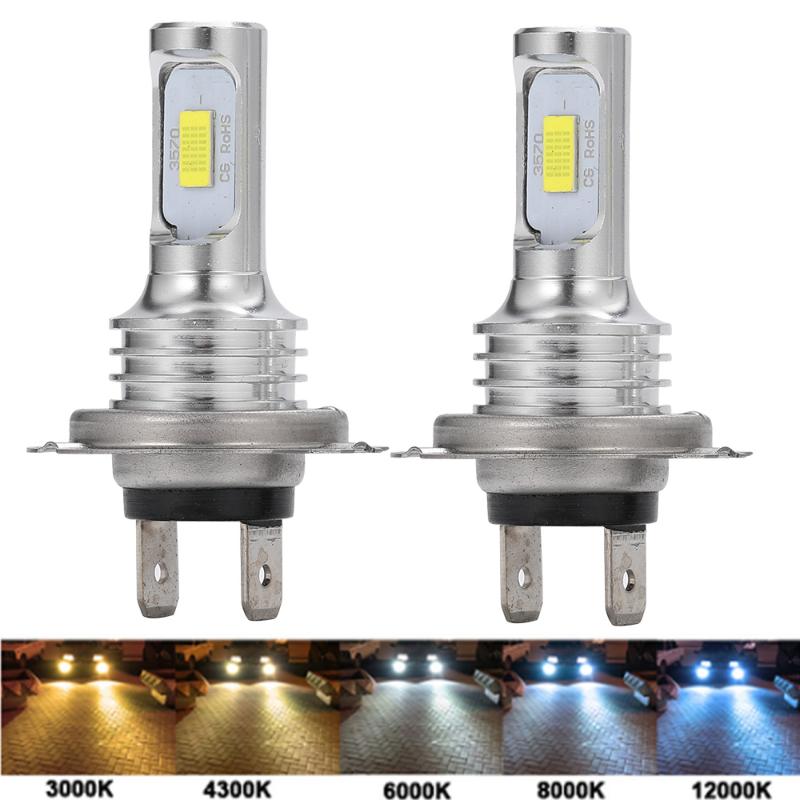 

Elglux 2PCS H7 LED 12000LM/PAIR Mini Car Headlight Bulbs H1 LED H7 H8 H9 H11 Headlamps Kit 9005 HB3 9006 HB4 Auto Lamps