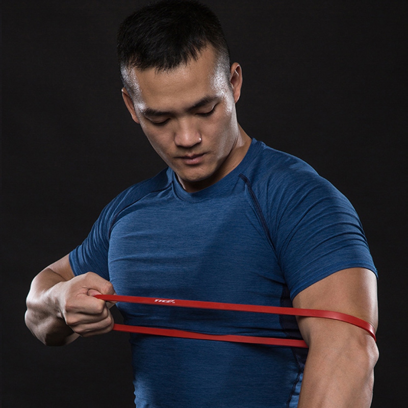 

Latex Rubber Resistance Bands Natural Gym Expander Strengthen Loop Trainning Power Fitness Pull Up Elastic Band, Red