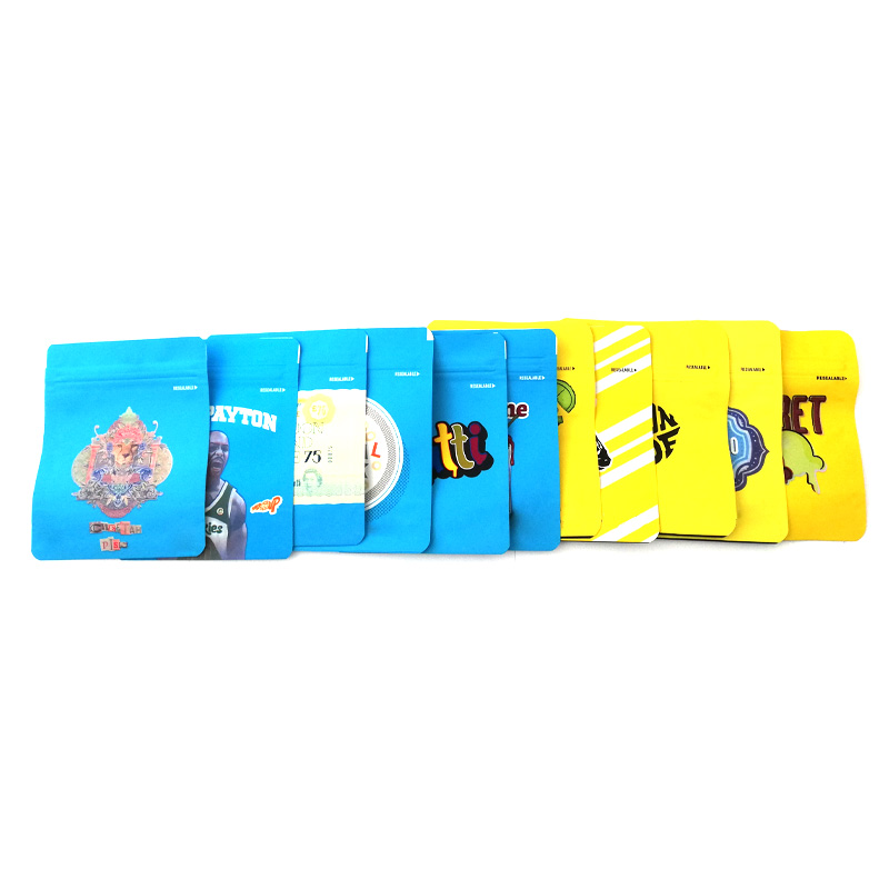 

30 Types Empty Bags California SF 3.5g Mylar Bags White Runtz MINNTZ London Pound Touch Skin Bag Packing DHL Free