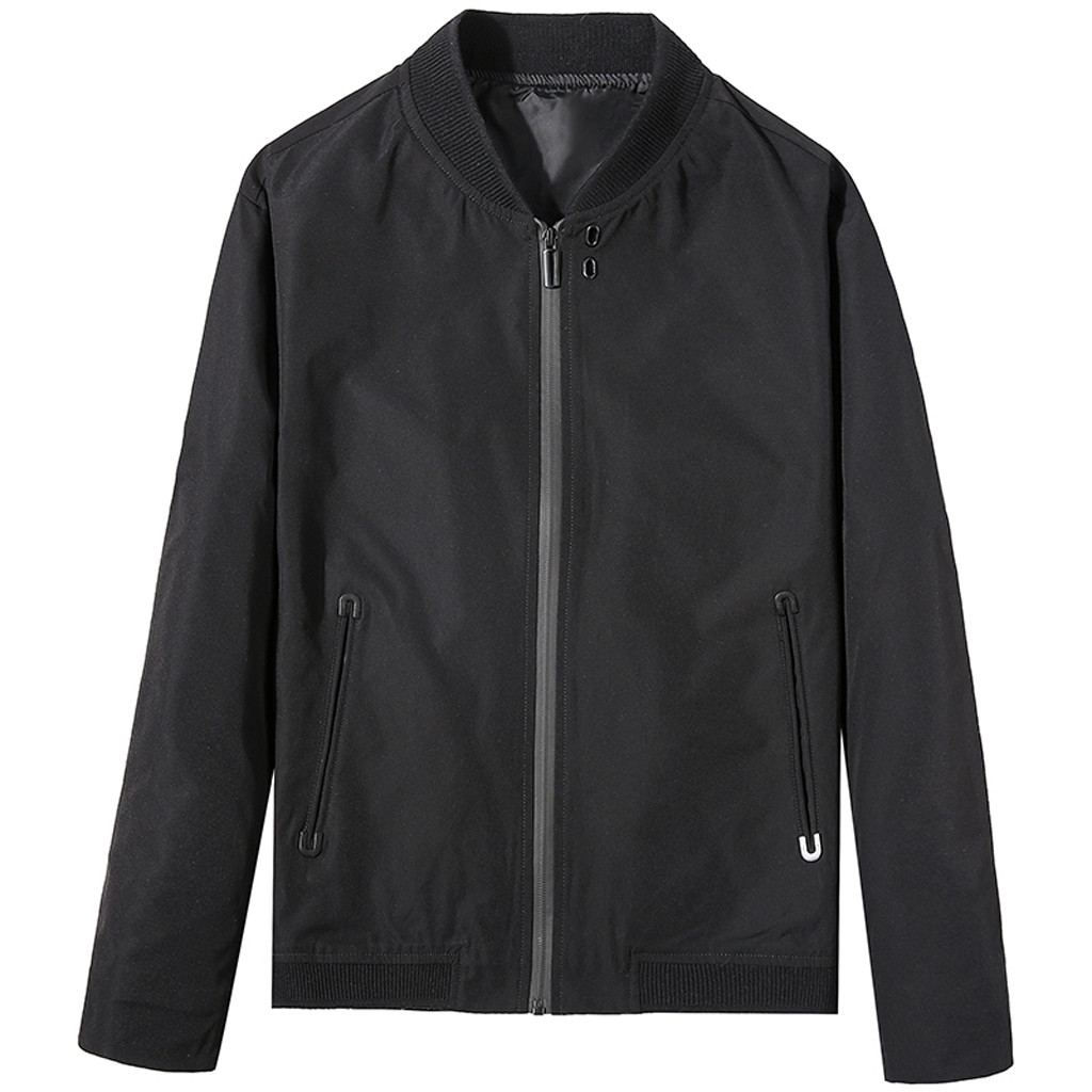 

Jacket Men Autumn Casual Fashion Waterproof Camperas De Hombre 2019 Quick-drying Breathable Sport Outdoor Coat Chaqueta Hombre, Black