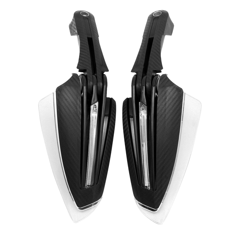 

Motorcycle Handlebar Hand Protector With Led Light Handguards Led Hand Guard Universal Guards Motor Accessories