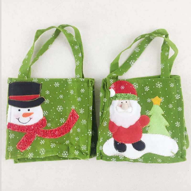 

Creative Santa Claus Gift Bags Merry Christmas Candy Bags Decor Christmas Gift Snowman New Year Present Supplies Home Party