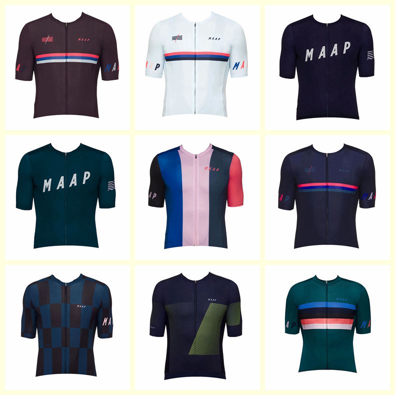 

MAAP team Cycling Short Sleeves jersey MTB Quick dry Bike Breathable Shirt Ropa Ciclismo Hombre U71639, 4a