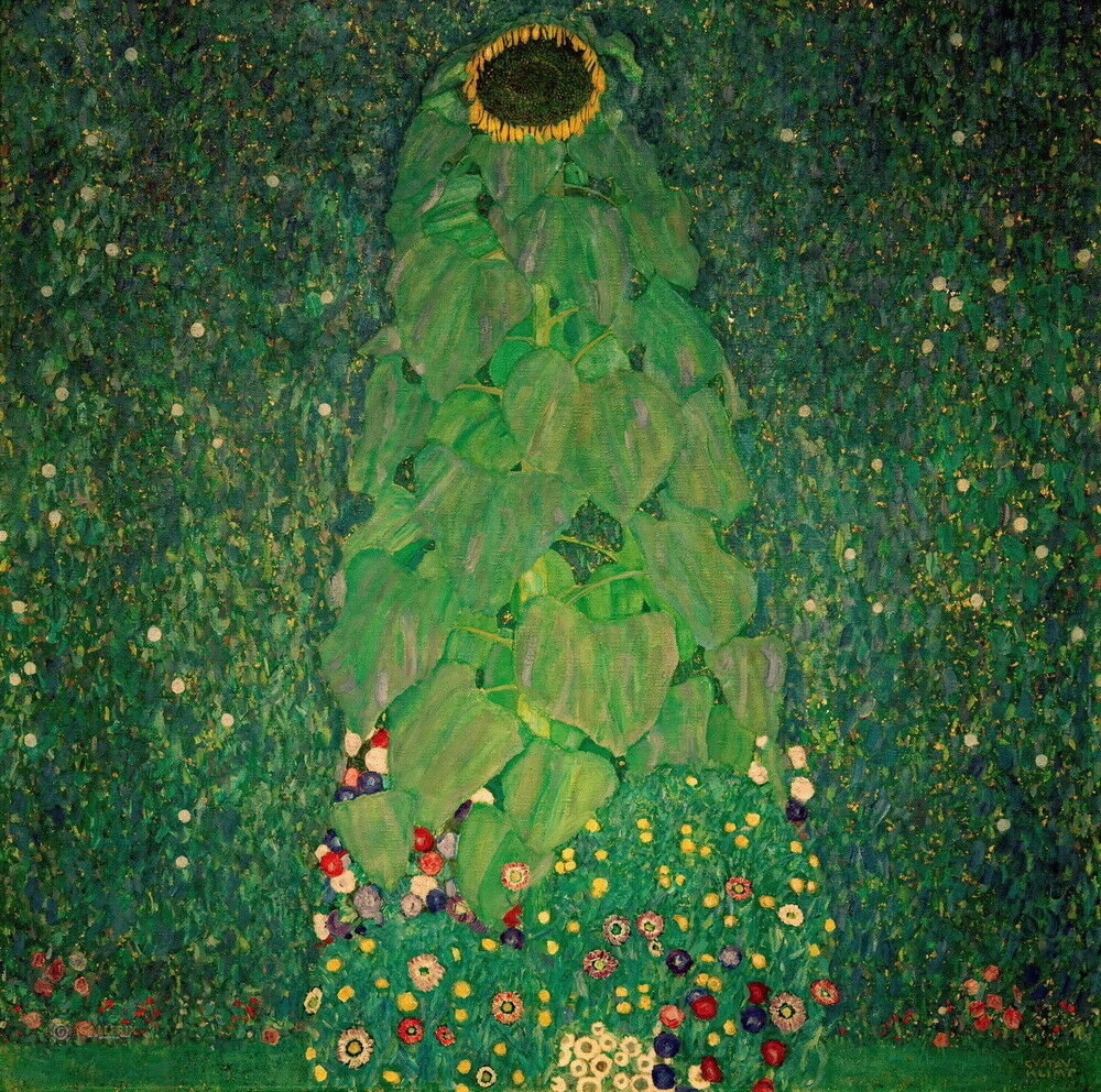 

Gustav Klimt Sunflower Home Decor Handpainted &HD Print Oil Painting On Canvas Wall Art Canvas Pictures 191114
