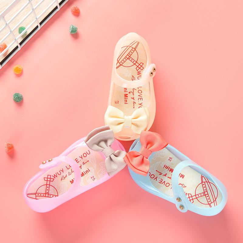 

Melissa Shoes Girls Sandals Led Lighting Soft Jelly Girls Shoes Casual Baby Toddler Sandals Princess LED Mini Melissa B34, Black;red