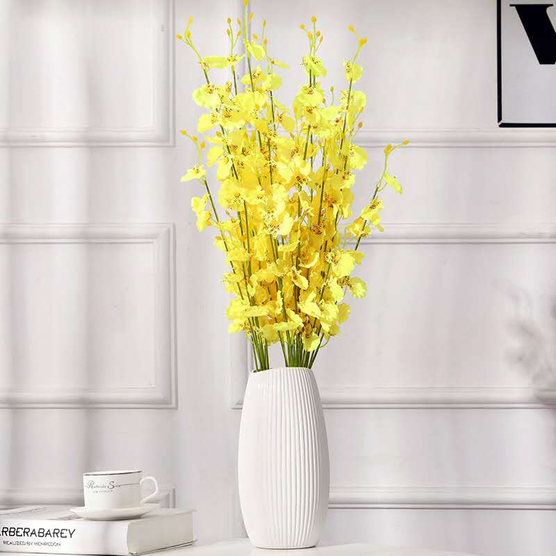 

Simulation dancing orchid indoor flower arrangement fake flower simulation living room new house decoration ornaments, B3