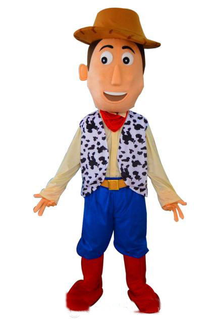 

2018 hot sale new holiday dress woody mascot costume fancy party dress suit carnival costume, As pic