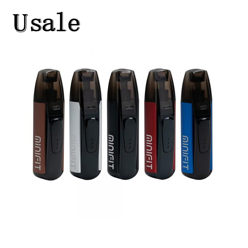 

Justfog MiniFit Starter Kit With 1.5ml Refillable Cartridge Pod System Built-in 370mAh Battery Remaining Battery Displaying 100% Original, Red