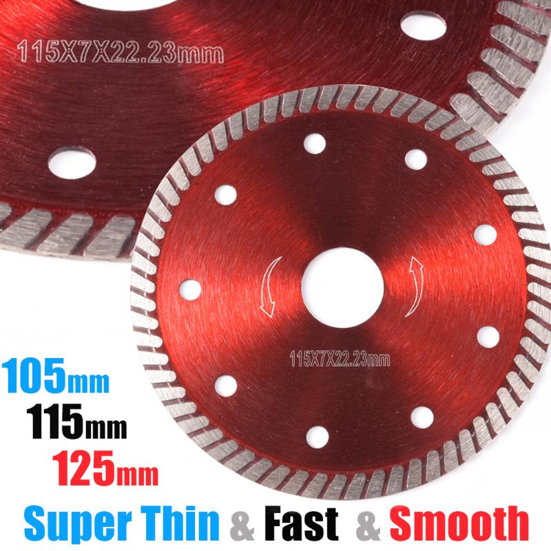 

Segment Diamond Saw Masonry Angle Grinder Cutting Thin Porcelain Tile Blade Disc Wheel Marble Turbo 105/115/125mm Brick