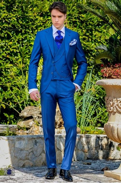 

Classic Notch Lapel Wedding Tuxedos Slim Fit Suits For Men Groomsmen Suit Three Pieces Cheap Prom Formal Suits (Jacket+Pants+Vest+Tie) 530, Same as image