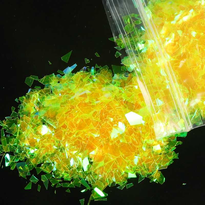 

10G Irregular Shell Paper Flakes Sparkly Nail Glitter Sequins 3D Nail Art Decor Paillette DIY Gel Polish Manicure Decorations