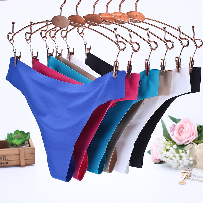 

Women Panties G-String Underwear Fashion Thong Sexy Panties Ladies G-string Soft Lingerie Low Rise Panty, Black