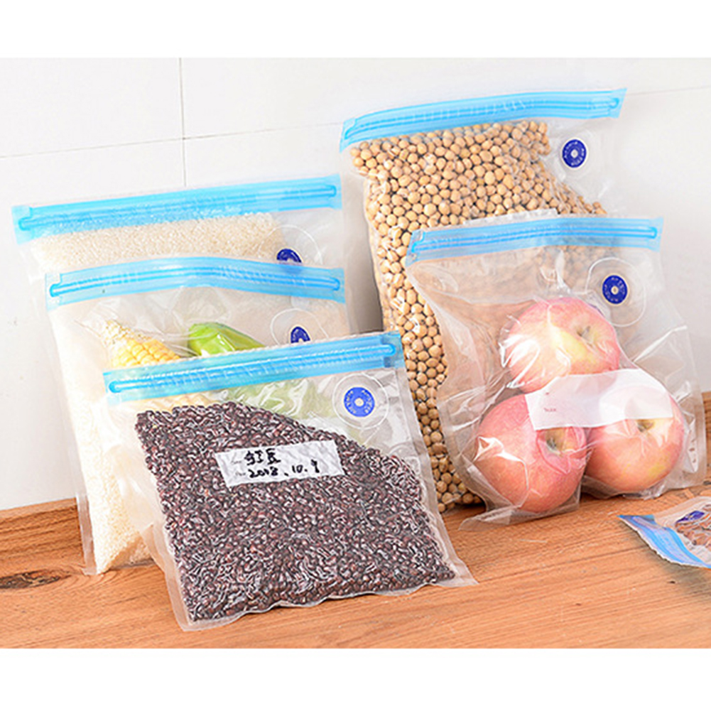 

5pcsVacuum Packaging Seal Bags Kitchen Sealing Machine Packages Bags for Saving Vacuum Bag Storage Organizer
