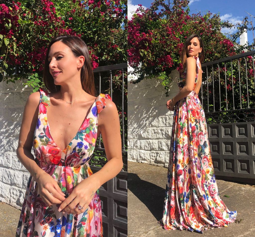 floral printed maxi dresses online