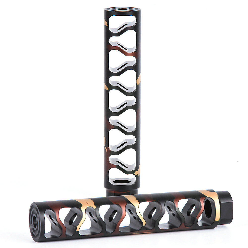 

6.5 Inch length .308 5/8x24tpi Muzzle Brake 7075 Aluminium muzzle device, Customize