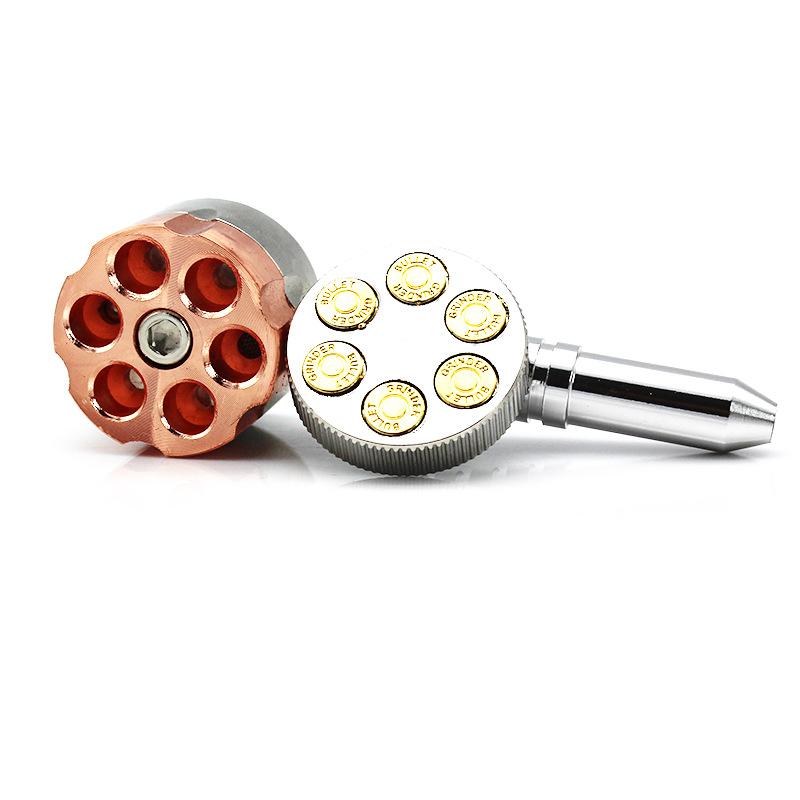 

BULLET ROTATING PIPE Tobacco Grinders 2 in 1 Grinders Smoking Pipe Metal Tobacco Grinder Smoking Accessories CCA11446-A 60pcs