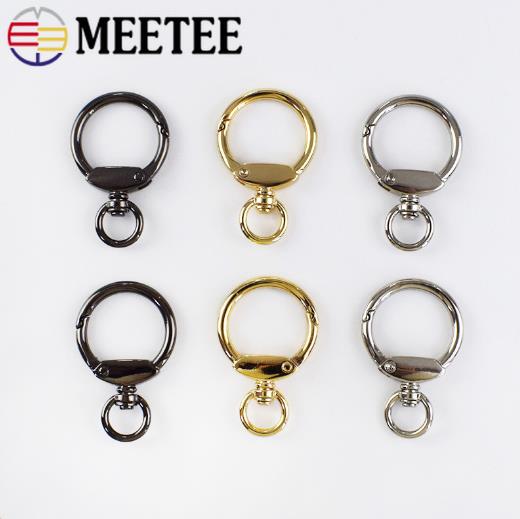 100 St/ück Metall Federhaken Schnalle Schnalle Lanyard Rei/ßverschluss Schl/üsselring Haken Schnalle Kleine Outdoor Werkzeuge