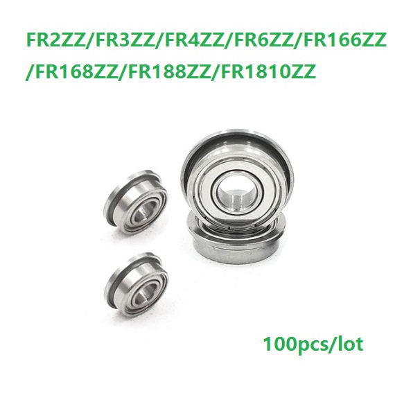 Double Shielded Metal Flanged Ball Bearing FR8ZZ 1//2x1-1//8x5//16inch 5 PCS