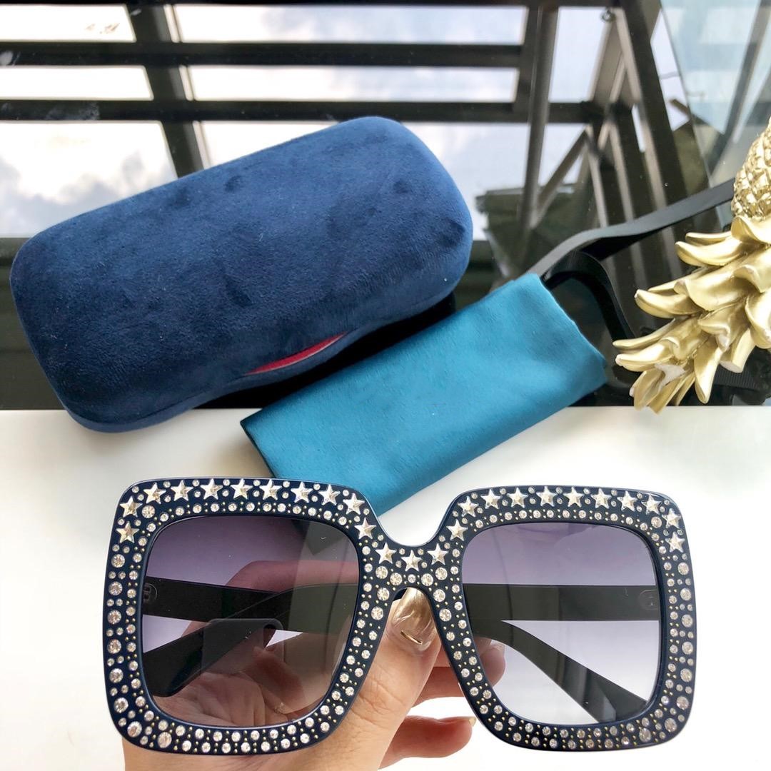 

0148 Sunglasses For Women Limited Edition Sparkling Diamond Frame Popular UV Protection Sunglasses Top Quality Fashion Summer Style, White;black