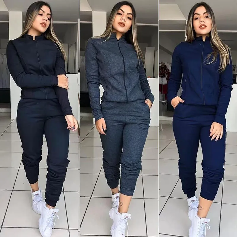 jogging zippé femme