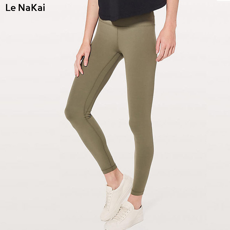 

Solid color High waist yoga pants Tummy control push up yoga legging squat proof booty legging stetchy gym leggings pencil pant, 09