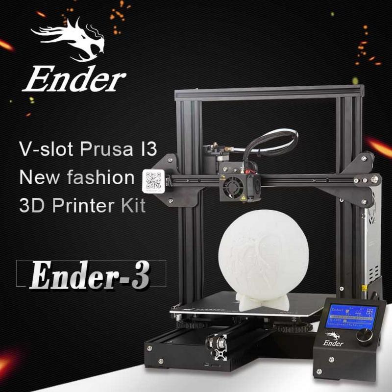 

CREALITY 3D Ender-3 3D Printer Magnetic Build Plate Resume Power Failure Printing Mean Well Power Supply Appliances Quiet