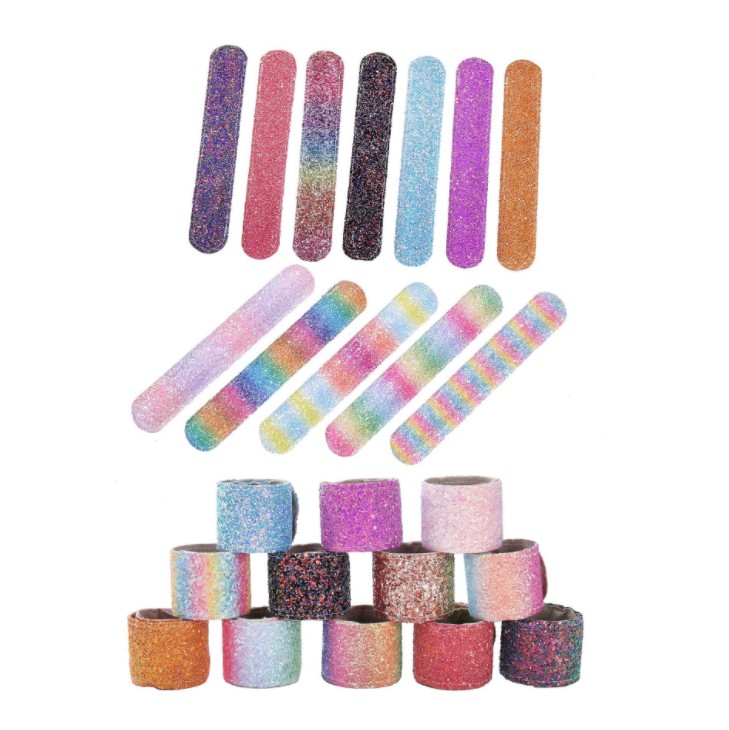 

2020 New Glitter Sequin Slap Bracelet Fashion Kids Wristband Headband for Children Holiday Christmas Gifts Party bracelet, As picture