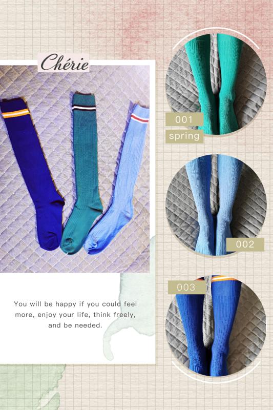 

High Quality Outdoor Sport Cycling Running Socks Breathable Sweat Cotton Basketball Socks, Blue