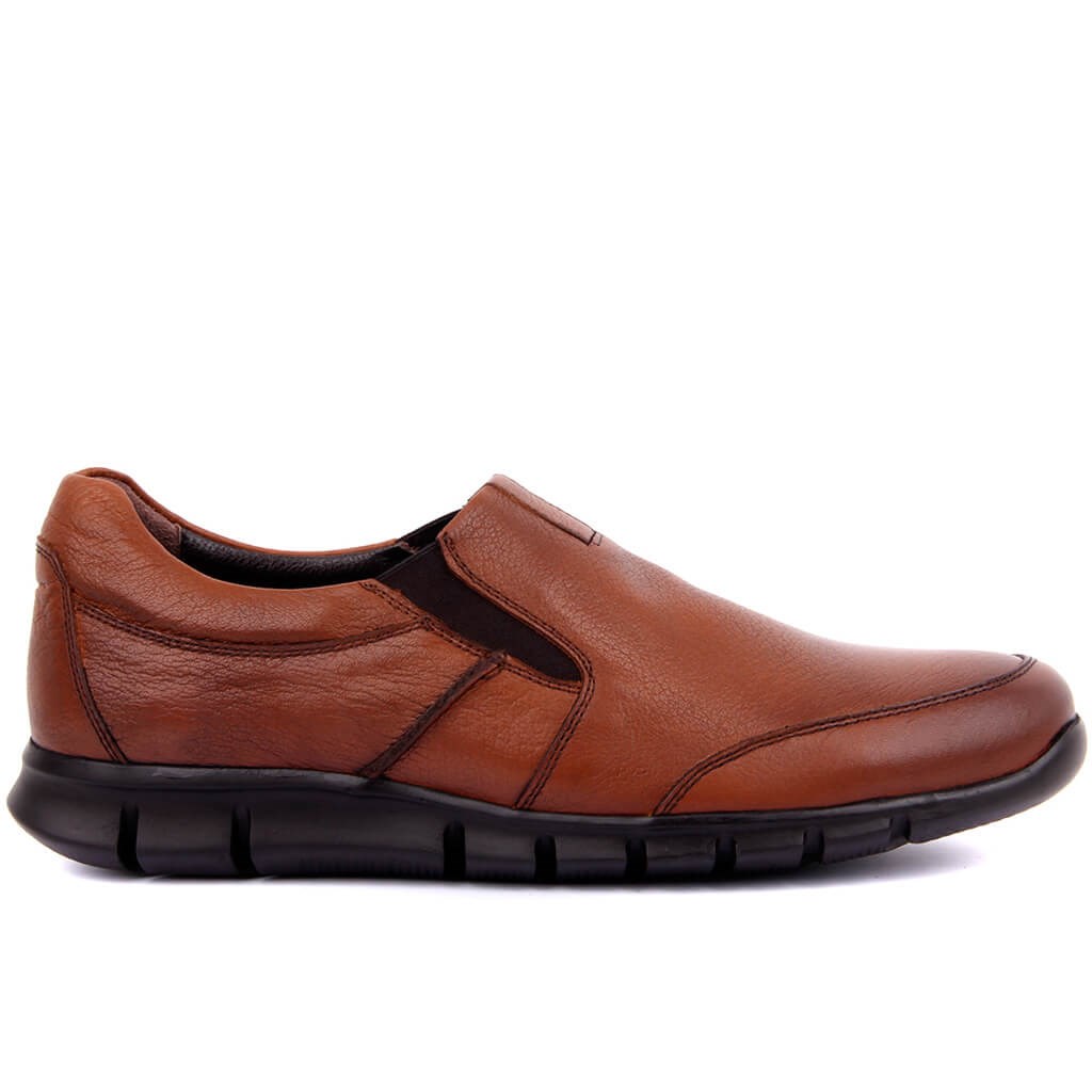 

Sail Lakers-Tan Leather Men 'S Casual Shoes, Chocolate