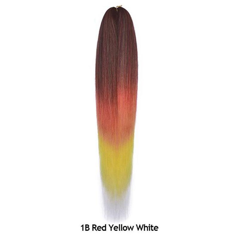 2021 A Pre Stretched Braiding Hair Yaki Straight Synthetic Hair