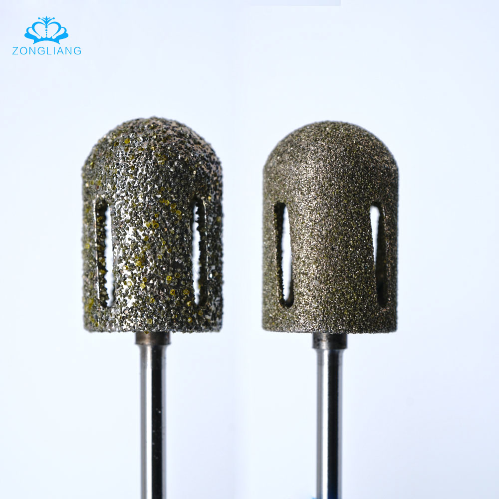 

3/32electric nail drill stainless steel Milling cutter for manicure pedicure Apparatus for manicure Gold and steel sand nail bit