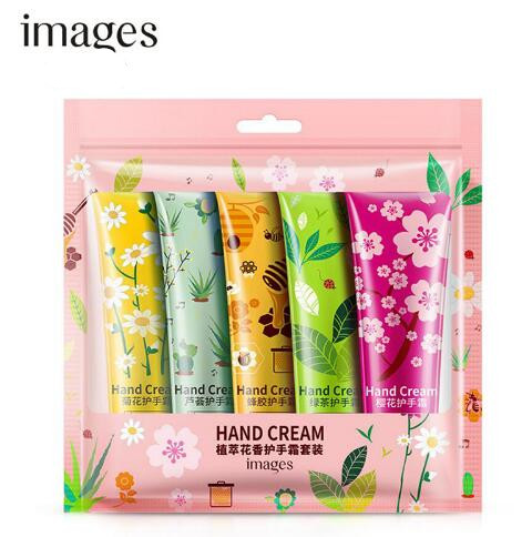 Offre spéciale 3 ensembles/lot Images ensemble de crème pour les mains crème hydratante pour les mains nourrissante soins des mains doux et lisse