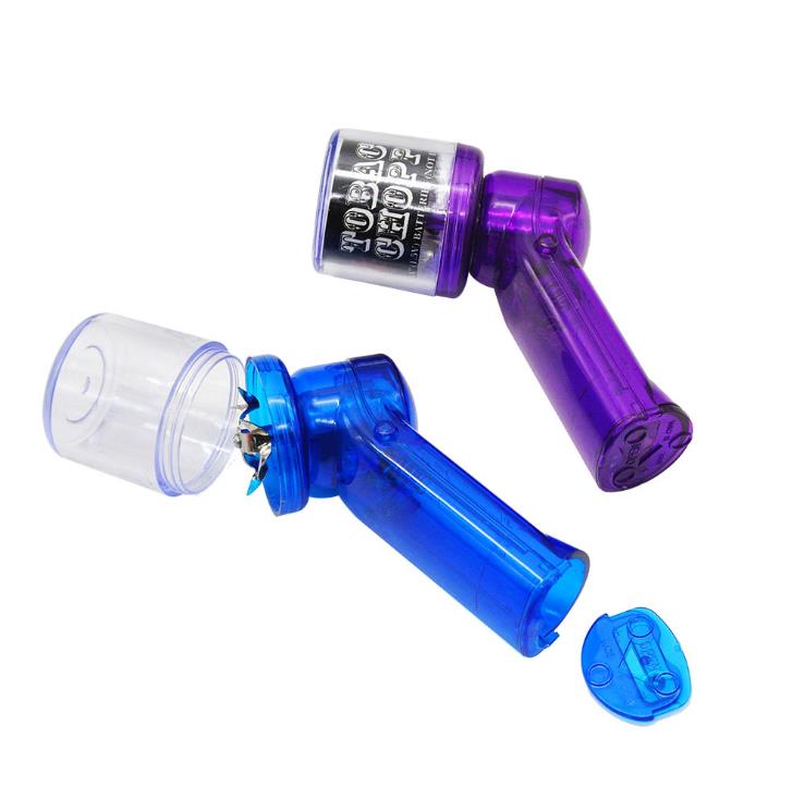

Smoke grinder plastic durable convenient electric smoke grinder of various colors